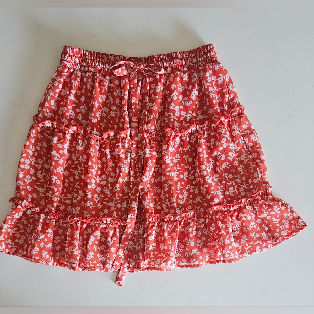 Sienna Sky Floral Mini Skirt